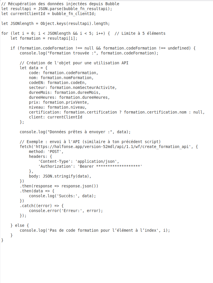 Exemple custom js